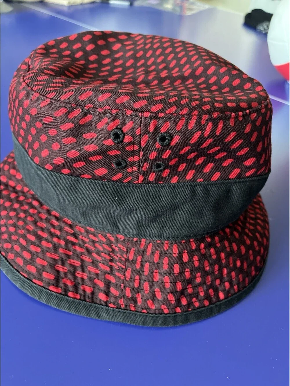 Air Jordan Jumpman Bucket Hat Red and black Stencil 658386-010 Adult L XL